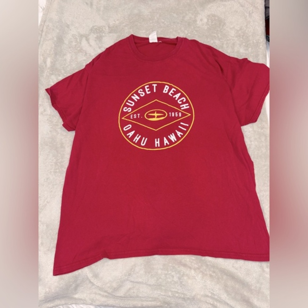 Gildan Red Short Sleeve Tee